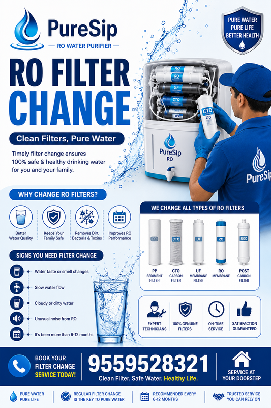RO FILTER CHANGE